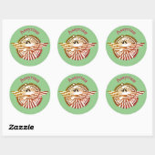 Sticker Rond assyrien (Feuille)
