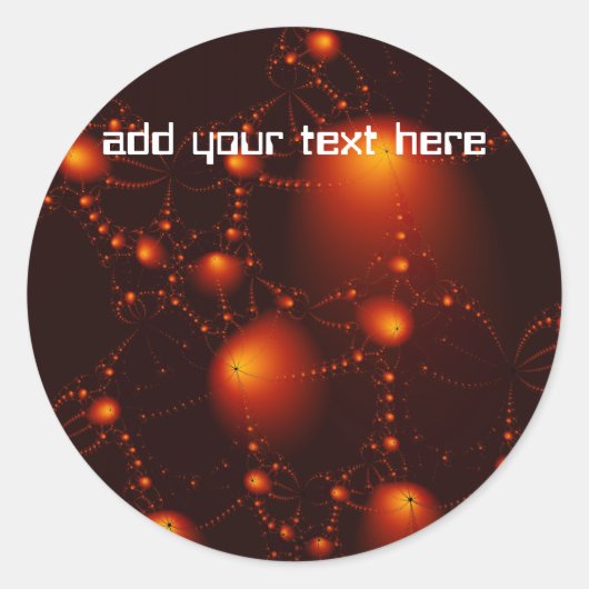 Sticker Rond astéroïdes (Devant)