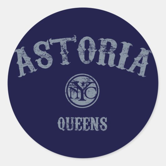 Sticker Rond Astoria (Devant)