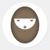 Sticker Rond Astrologie Vierge (Devant)