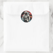 Sticker Rond Astronaut ArtColor 03 (Sac)