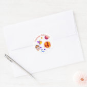 Sticker Rond Astronaut Hamster - Drôle Space Explorer Design (Enveloppe)