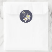 Sticker Rond Astronaute (Sac)
