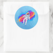 Sticker Rond Astronaute (Sac)