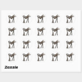 Sticker Rond Astronomie (Feuille)