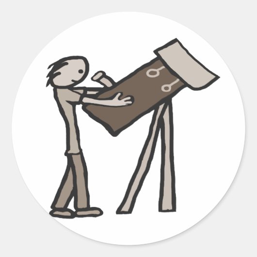 Sticker Rond Astronomie (Devant)