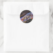 Sticker Rond Astronomie & Nebula Voile, Hubble / Galaxie (Sac)