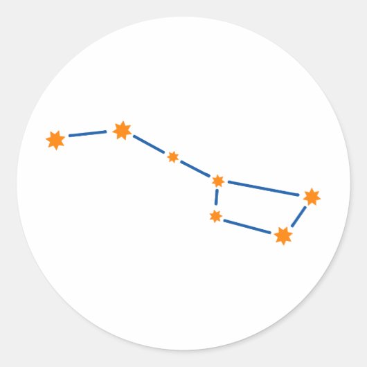 Sticker Rond astronomie-ours-grand-2 (Devant)