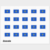 Sticker Rond Asturies (Feuille)