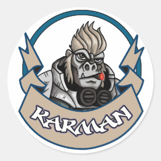 Sticker Rond AT-43 Comic Karman