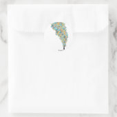 Sticker Rond Athéiste parapluie (Sac)