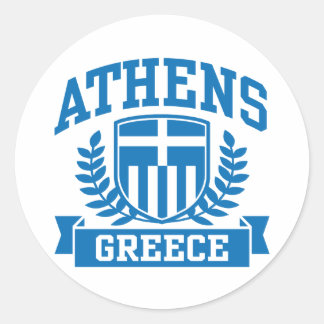Sticker Rond Athènes