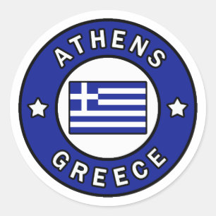 Sticker Rond Athènes Grèce
