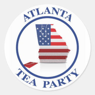 Sticker Rond AtlantaTeaParty6