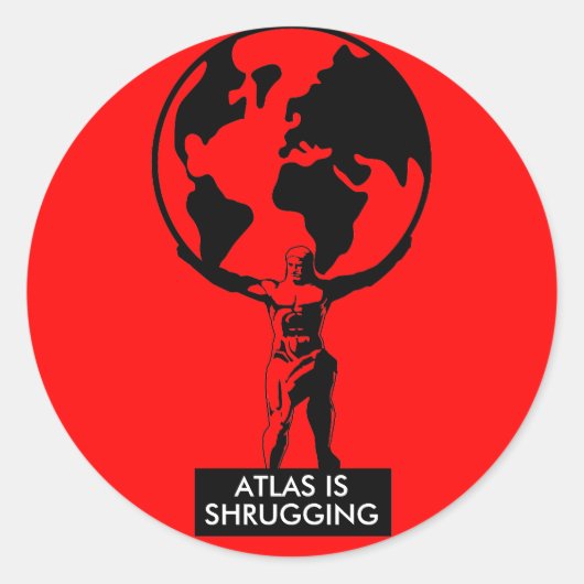 Sticker Rond Atlas (Devant)