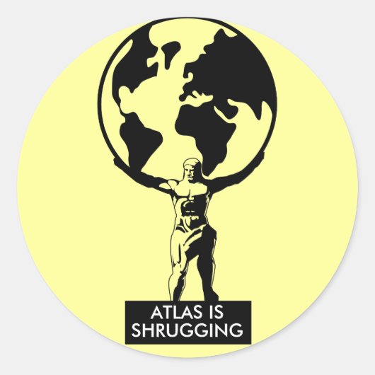 Sticker Rond Atlas (Devant)