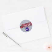 Sticker Rond Atmosphère Mars et EvolutioN Volatile (MAVEN) (Enveloppe)