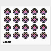 Sticker Rond Atom (Feuille)