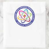 Sticker Rond Atom de valeurs partagées TVUUC (Sac)