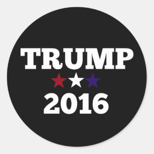 Sticker Rond Atout pour le président 2016