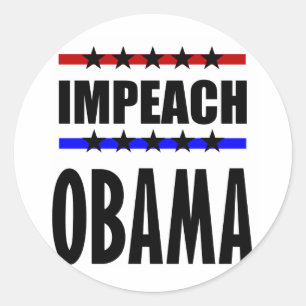 Sticker Rond Attaquez Obama