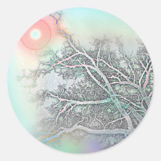 Sticker Rond Atteindre (Devant)