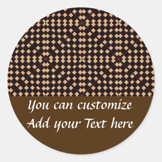 Sticker Rond Atteindre_ (Devant)