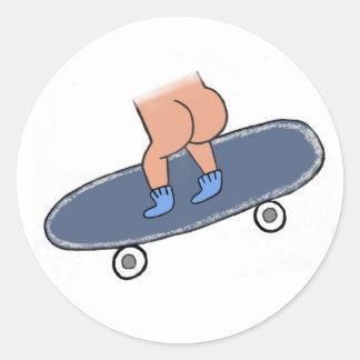 Sticker Rond Atteindre le pont