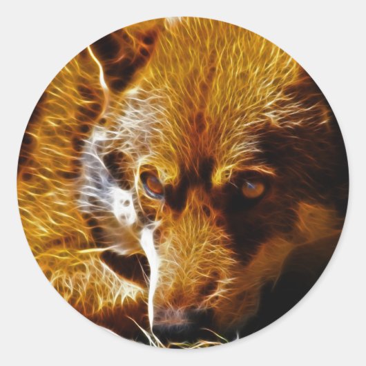 Sticker Rond Attention (Devant)