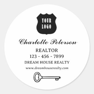 Sticker Rond Attirer L'Attention Avec L'Immobilier