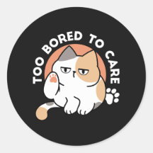 Attitude de Chat Paresseux – Trop Ennuyé pour S'en