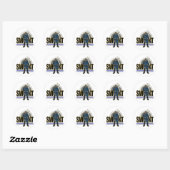 Sticker Rond Attitude de l'armée de terre (Feuille)