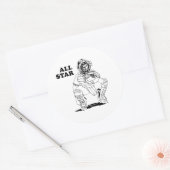 Sticker Rond Attrapeur vedette (Enveloppe)