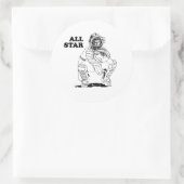 Sticker Rond Attrapeur vedette (Sac)