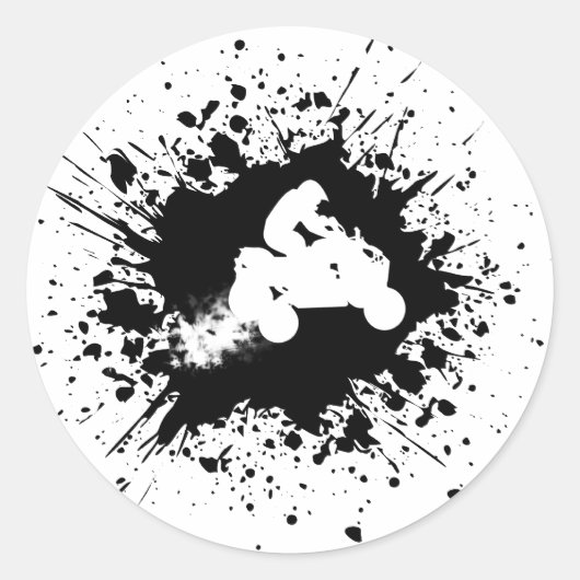 Sticker Rond atv splatz (Devant)