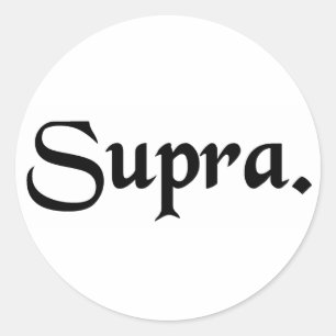 Sticker Rond Au-dessus de