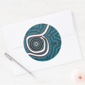 Sticker Rond Au milieu de nulle part (Enveloppe)
