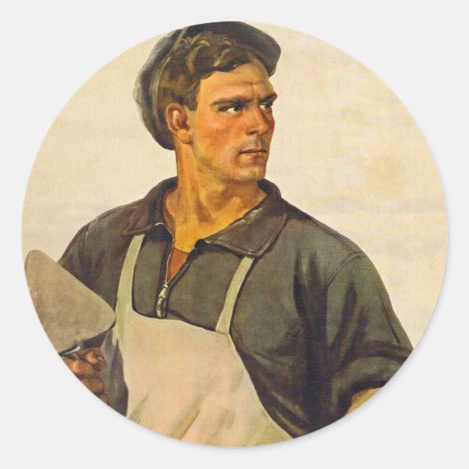 Sticker Rond Au nom de la paix (Devant)