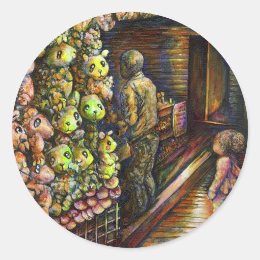 Sticker Rond Au nord du cirque (Devant)