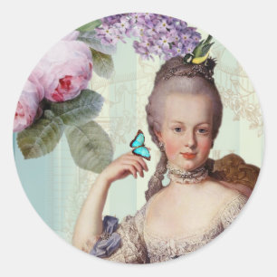 Sticker Rond Au petit Trianon de Thé