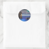 Sticker Rond Au sommet du monde (Sac)