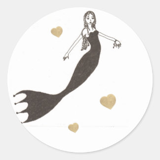 Sticker Rond Au temps de la magie