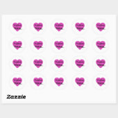 Sticker Rond Auberge mariage (Feuille)