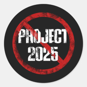 Sticker Rond Aucun projet 2025 1