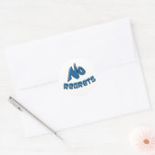 Sticker Rond Aucun regret (Enveloppe)