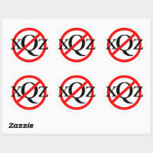 Sticker Rond Aucune excuse (Feuille)
