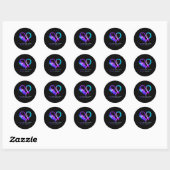 Sticker Rond Aucune Histoire Ne Devrait Finir Trop Tôt Suicide (Feuille)