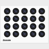 Sticker Rond Aucune Histoire Ne Devrait Se Terminer Trop Tôt Re (Feuille)