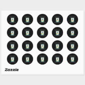 Sticker Rond Aucune Histoire Ne Devrait Se Terminer Trop Tôt Se (Feuille)