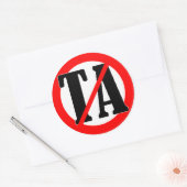 Sticker Rond Aucune TA (Enveloppe)